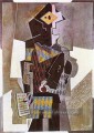 Arlequin a la guitare Si tu veux 1918 cubisme Pablo Picasso